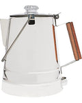 Coletti Butte Camping Coffee Pot - Campfire Coffee Pot - Stainless Steel Coffee Maker For Outdoors Or Stovetop (14 Cup)