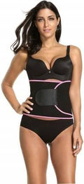 Fit Div Sweat Slim Belt, Stomach Belt For Men & Women NonTearable, Sauna Belt Waist Trainer, Tummy Trimmer & Body Shaper Sauna 
