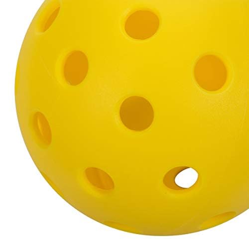Onix Pure 2 Outdoor Pickleball Balls Specifically Designed And Optimized For Pickleball Yellow 6-Pack
