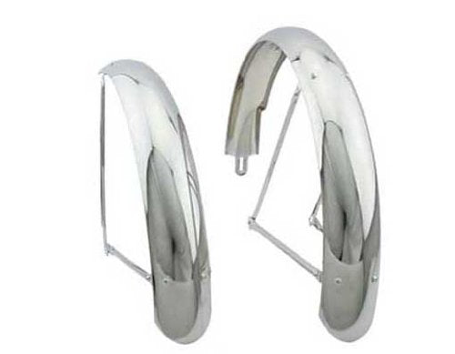 Lowrider 20'' Classic Adjustable Fender Set Chrome. For Bicycles, Bikes, For 20'' Bike