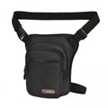 Merishopp 2Xdrop Leg Bag Versatile Tool Bag Waist Thigh Bag For Cycling Traveling Sports Black
