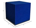 Isellfoam Foam Pit Cubes/Blocks 500 Pcs. (Blue) 4''X4''X4'' Flame Retardant Foam Blocks For Gymnastics, Freerunning And Parkour