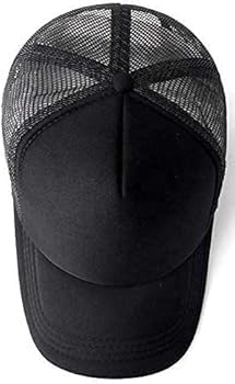 Jns With Tagline Great Experiences With A Good Opportunity Breathable Mesh Cap, Black, Adjustable Strap, Lightweight Summer Spor