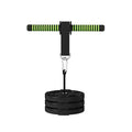 POWER FITNESS Forearm BlasterWrist RollerHand Exerciser, Muscle Strengthener Arm Trainer Steel Pipe  AntiSlip knurled Handle