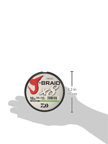 J-Braidx8, Filler Spool, Chartreuse, Mono Dia.= 4Lb.