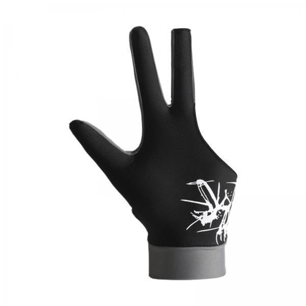 BNF 2xBilliard Glove for Adults Quick Drying Game Gloves Show Gloves for Left Hand Black Splicing|Sporting Goods | Fitness Runni