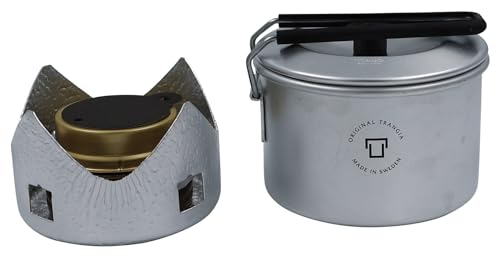 Trangia Micro Original Lightweight Compact Stove  Perfect For Solo Camping  Includes T-Cup W/Lid
