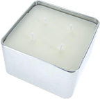 Se 4 Wicks Survival Candle In Tin Box, 48 Total Hours/12 Hours Per Wick Top Layer Soy Wax, Great Light Source Gear For Survival,