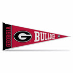 Rico Industries Ncaa Georgia Bulldogs Exclusive 12'' X 30'' Felt Wall D  Cor Pennant - Great For Home/Bed Room/Man Cave D  Cor