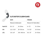 G-Form Elite 2 Batter'S Baseball Elbow Guard - Elbow Pads - Forearm Guards - Black, Youth
