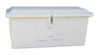 Taylor Made Products White 67.75''L X 27.75''W X 26''H Stow 'N Go Uv-Resistant Polyethylene Waterproof Storage Box With Stainles