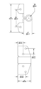 Seasense Oar Lock Sockets For 1/2-Inch Oar Locks