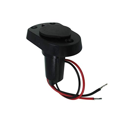 Pactrade Marine Boat Nylon Cap 2Prong Stern Light Top Socket PlugIn Pole Base
