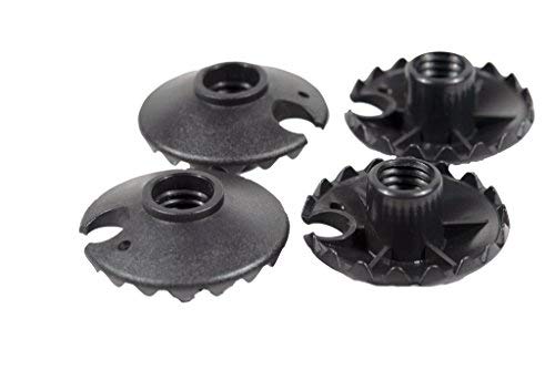 Mons Peak Ix Trekking Hiking Ski Poles Mud Snow Baskets 50 Mm (4 Pack) Replacement Screw On