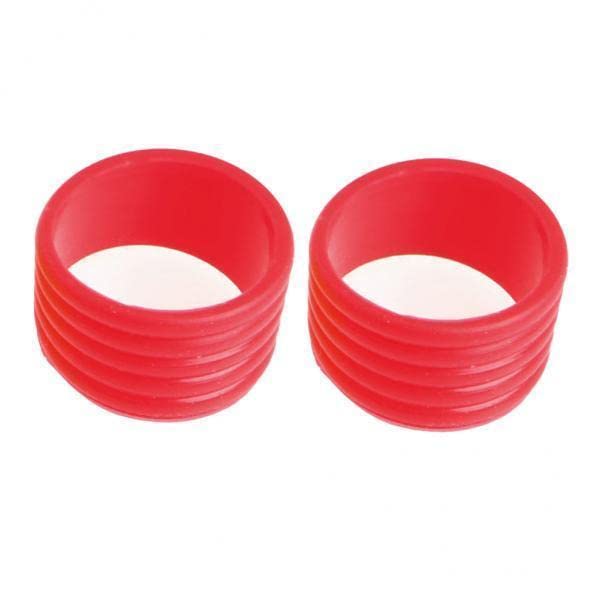 Atorse 2X 2Pcs Silicone Tennis Racket Grip Ring Racquet Handle Overgrip Loop Red|Sporting Goods|Tennis & Racquet Sports|Tennis|G