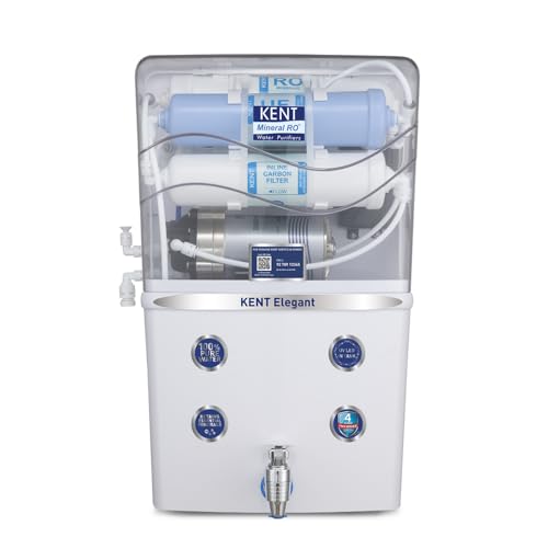 Kent Elegant Ro Water Purifier | 4 Years Free Service | Isi Marked | Multiple Purification Process | Ro + Uf + Tds Control + Uv 