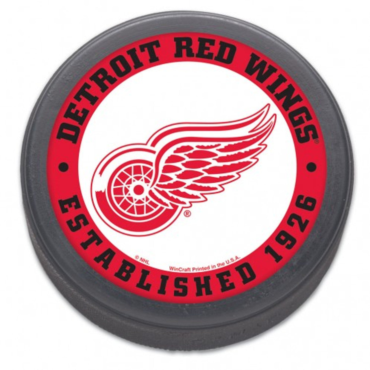 Detroit Red Wings Hockey Puck - Est 1926 - Bulk