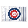 Chicago Cubs Flag 3x5 Deluxe Style Pinstripe - Special Order