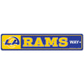 Los Angeles Rams Sign 3.75x19 Plastic Street Style - Special Order