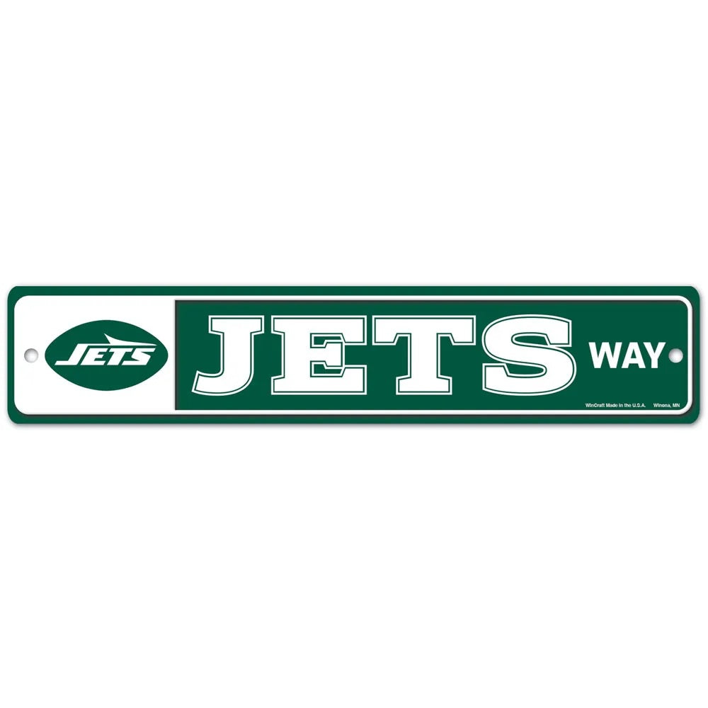 New York Jets Sign 3.75x19 Plastic Street Style - Special Order