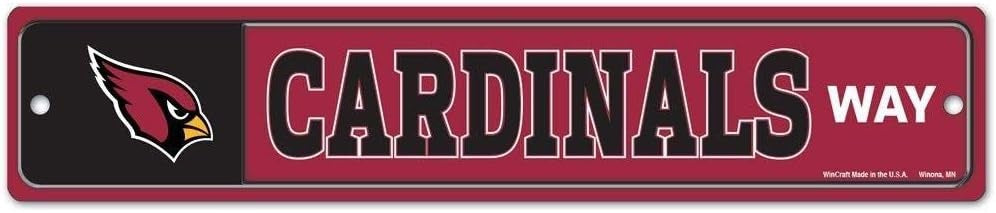 Arizona Cardinals Sign 3.75x19 Plastic Street Style - Special Order