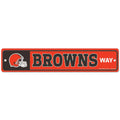 Cleveland Browns Sign 3.75x19 Plastic Street Style - Special Order