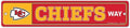 Kansas City Chiefs Sign 3.75x19 Plastic Street Style - Special Order