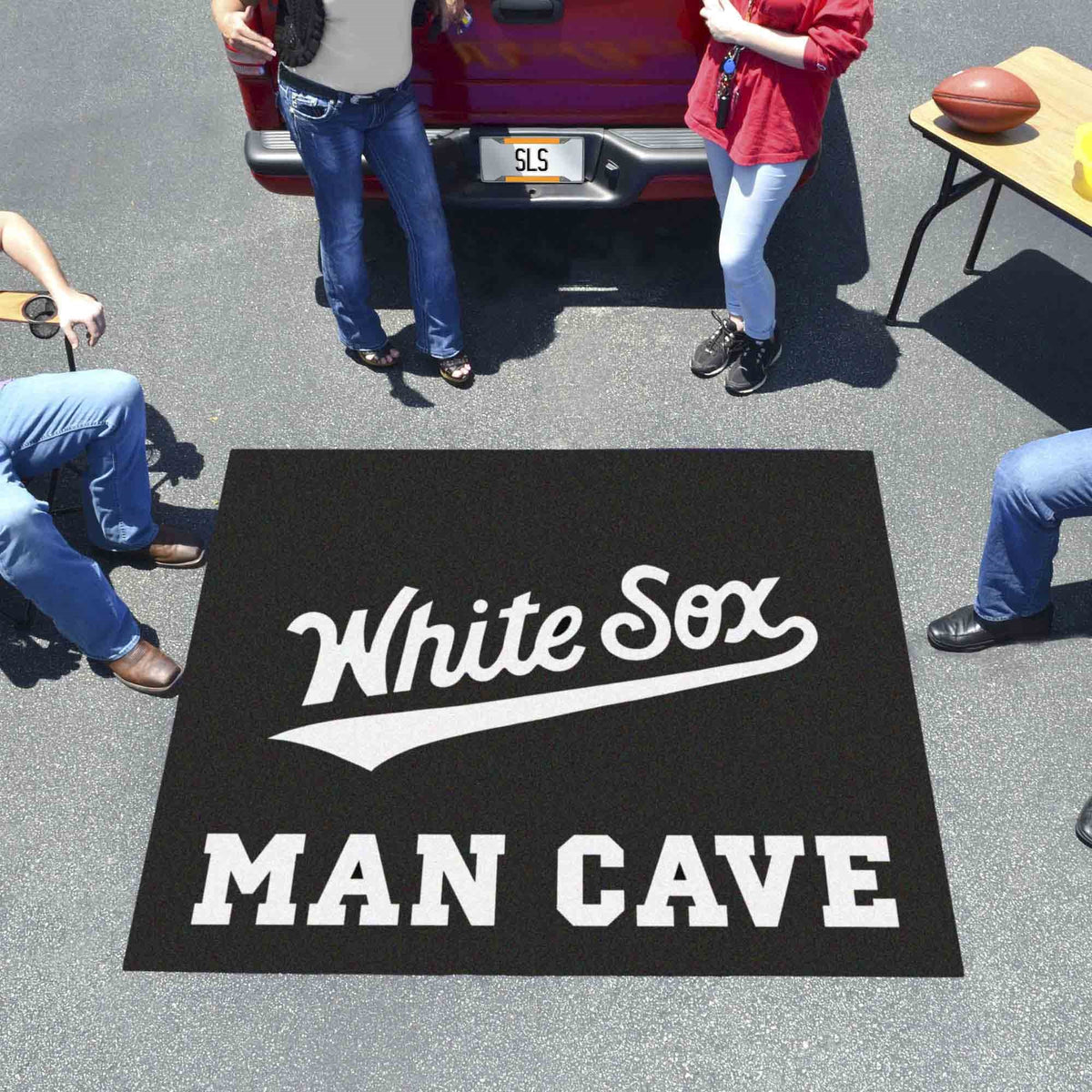 Chicago White Sox Man Cave Tailgater Rug  5ft. x 6ft.