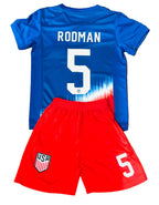 Trinity Rodman USA Kids Soccer Jersey Set - Toddler & Youth Sizing