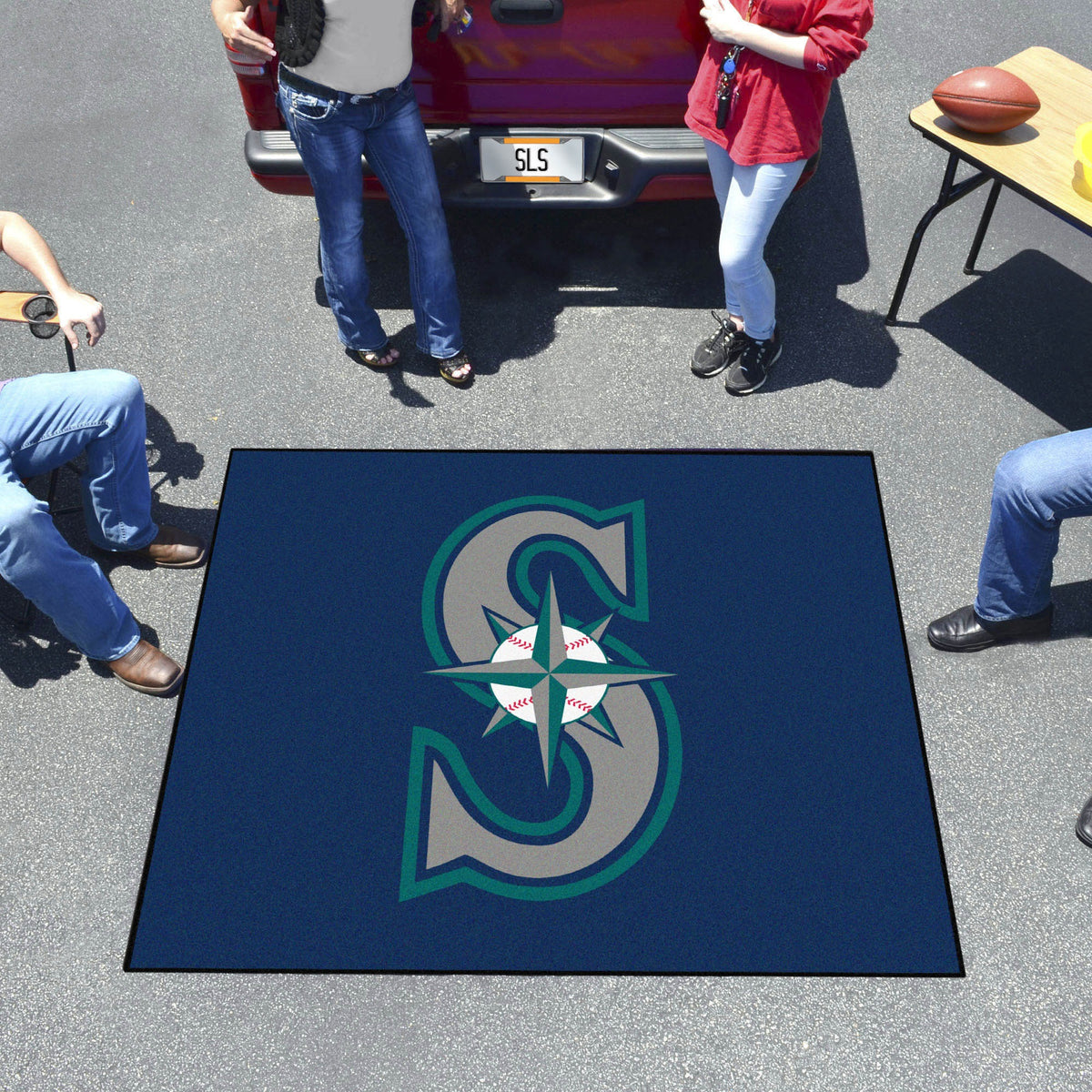 Seattle Mariners Tailgater Rug  5ft. x 6ft.