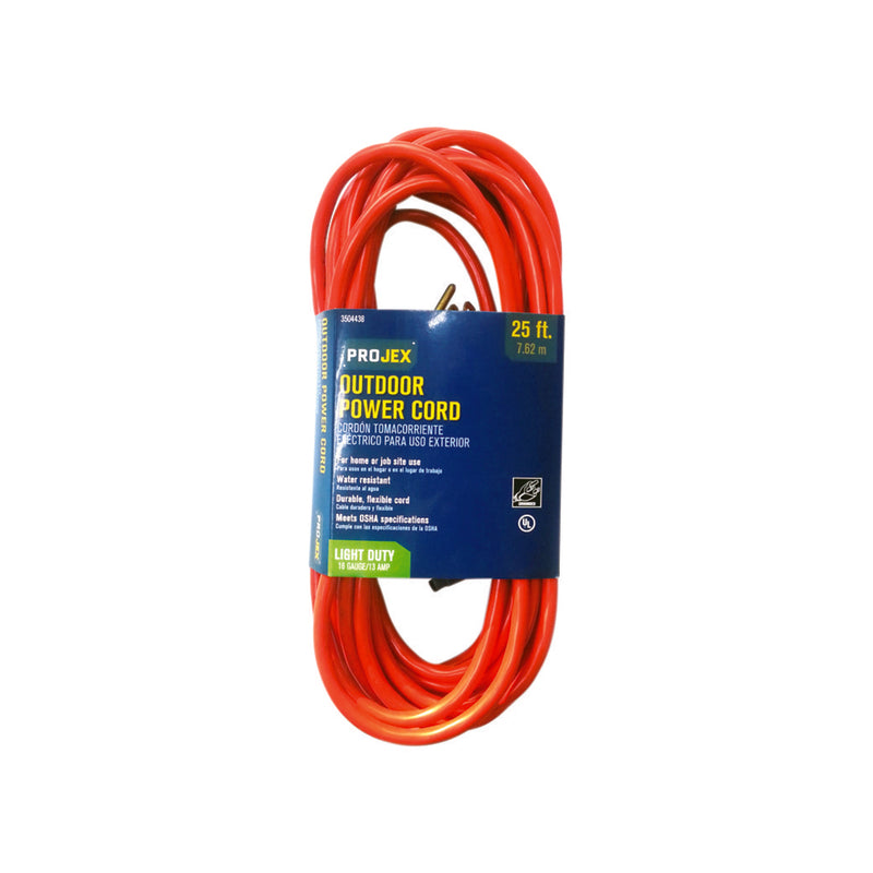 Extn Cord 16/3Sjtw25'Org (Pack Of 1)
