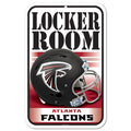 Atlanta Falcons Sign 11x17 Plastic Locker Room Design