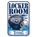 Tennessee Titans Sign 11x17 Plastic Locker Room Design