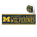 Michigan Wolverines Sign 9x30 Wood Yard Marker