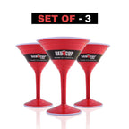 Redcupliving 12oz Reusable Cocktail Cups | BPA-Free Double-Wall Red Drinkware