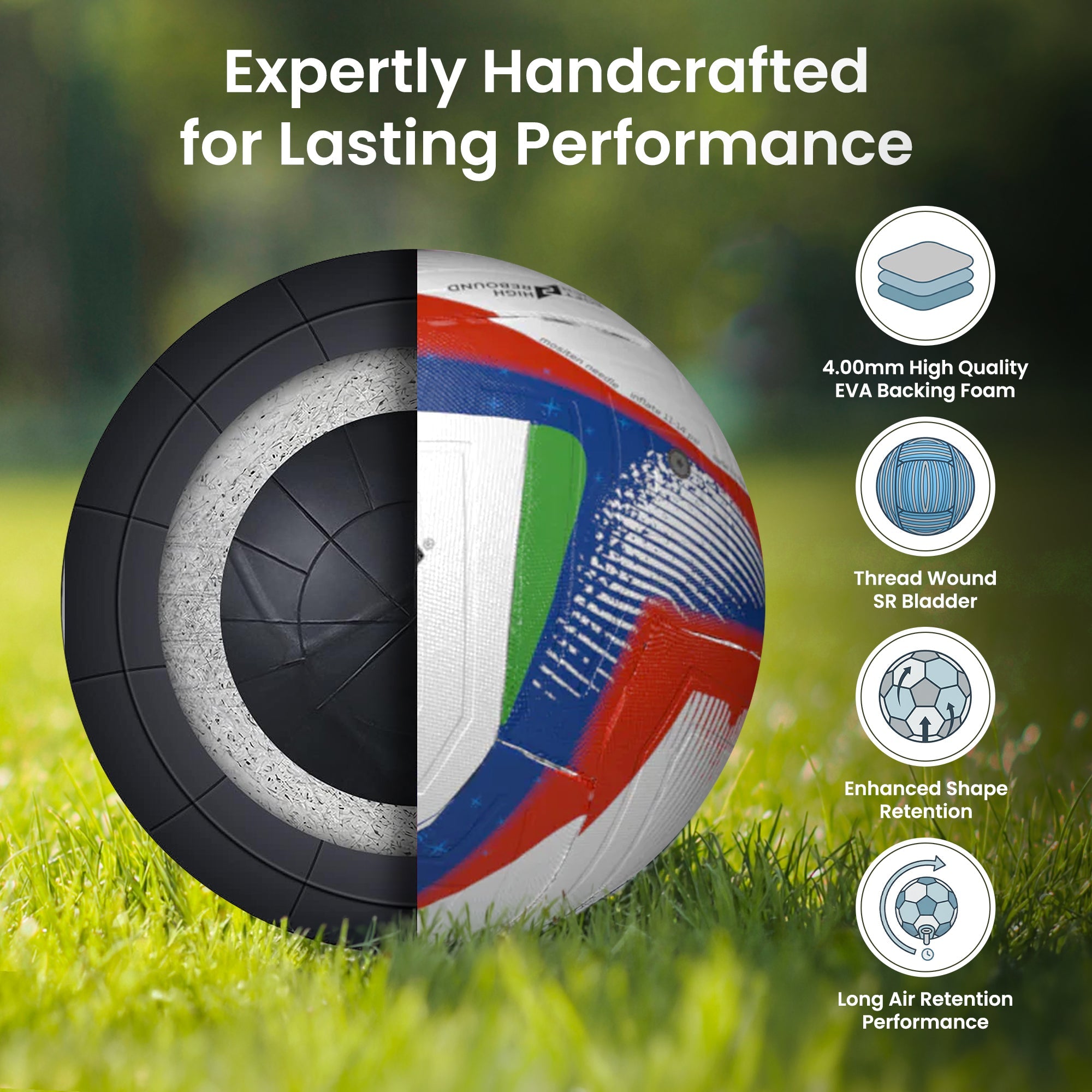 Vizari Eterna NFHS Size 5 Soccer Ball
