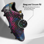 Zodiac JR. Firm Ground Soccer Shoes -Black - Vizari Sports