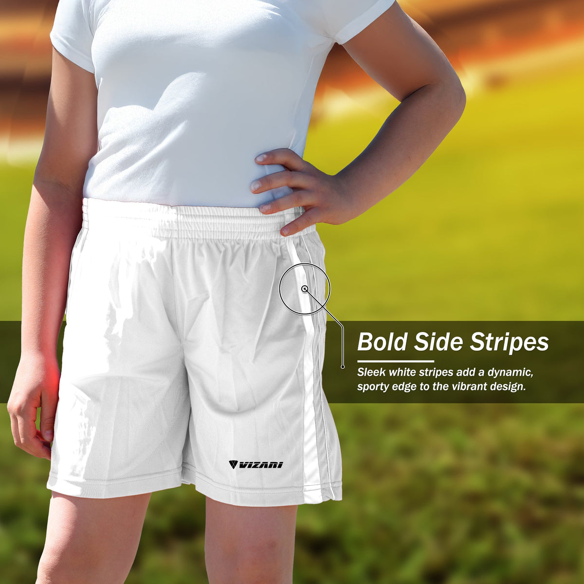 Vizari Campo Soccer Shorts - White