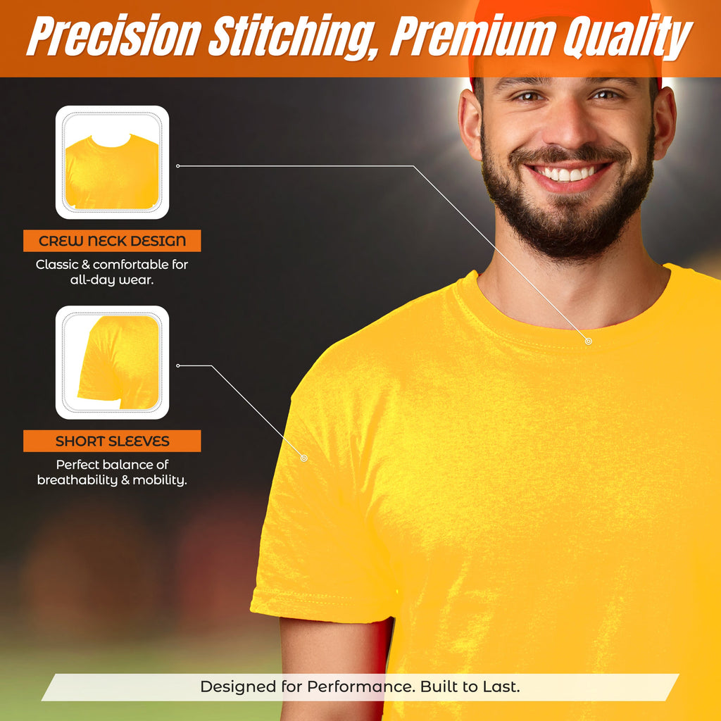 Vizari Performance T-Shirt Neon – Yellow