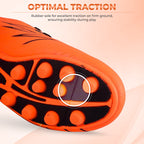 Vizari Boca Youth Firm Ground Soccer Cleats Orange/Black