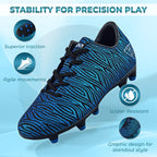 Vizari Teramo Firm Ground Soccer Shoes – Blue/Black