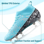 Saco Mid-Cut Adult Firm Ground Soccer Cleats - Mint/Black - Vizari Sports