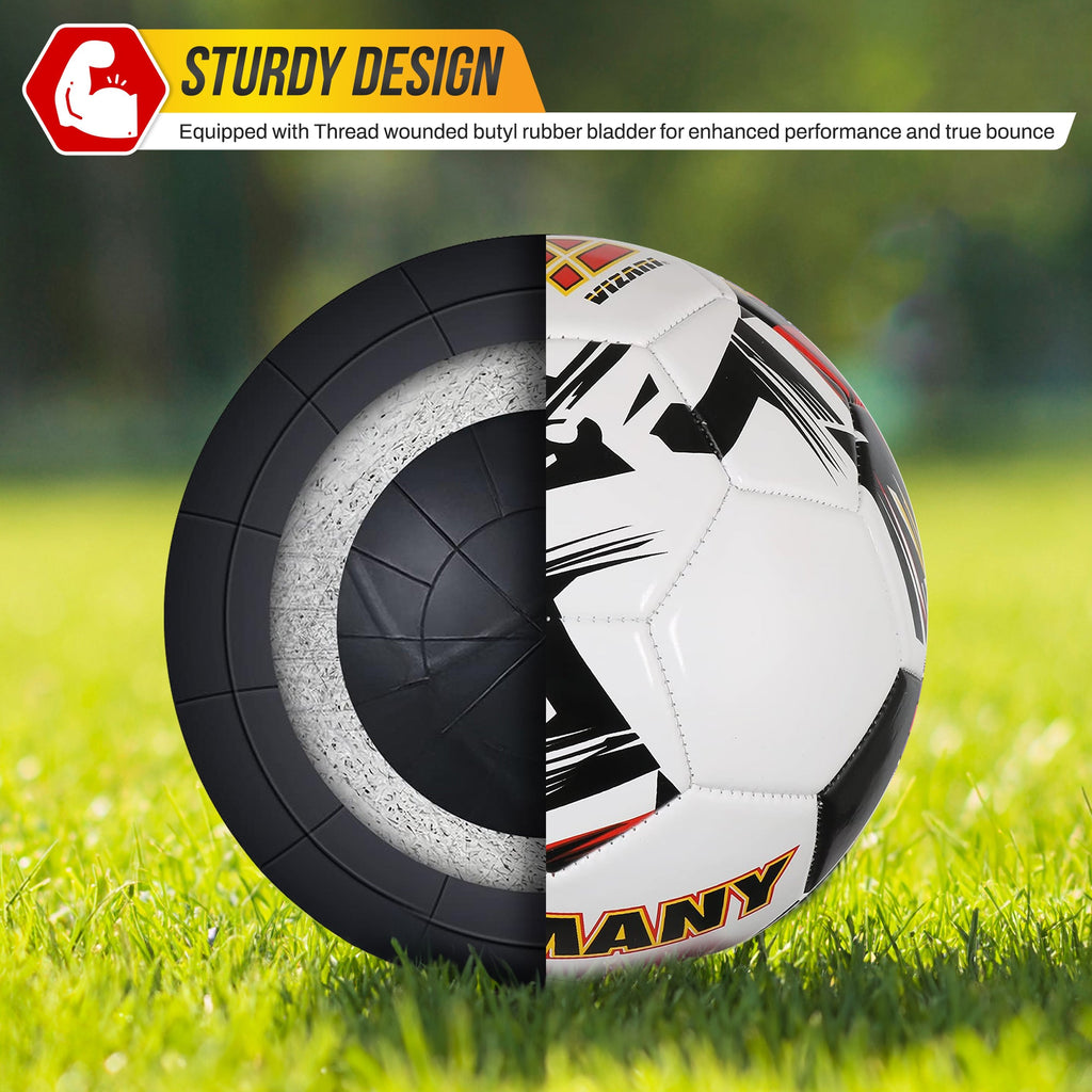 Vizari Mini National Team Soccer Balls – Germany White