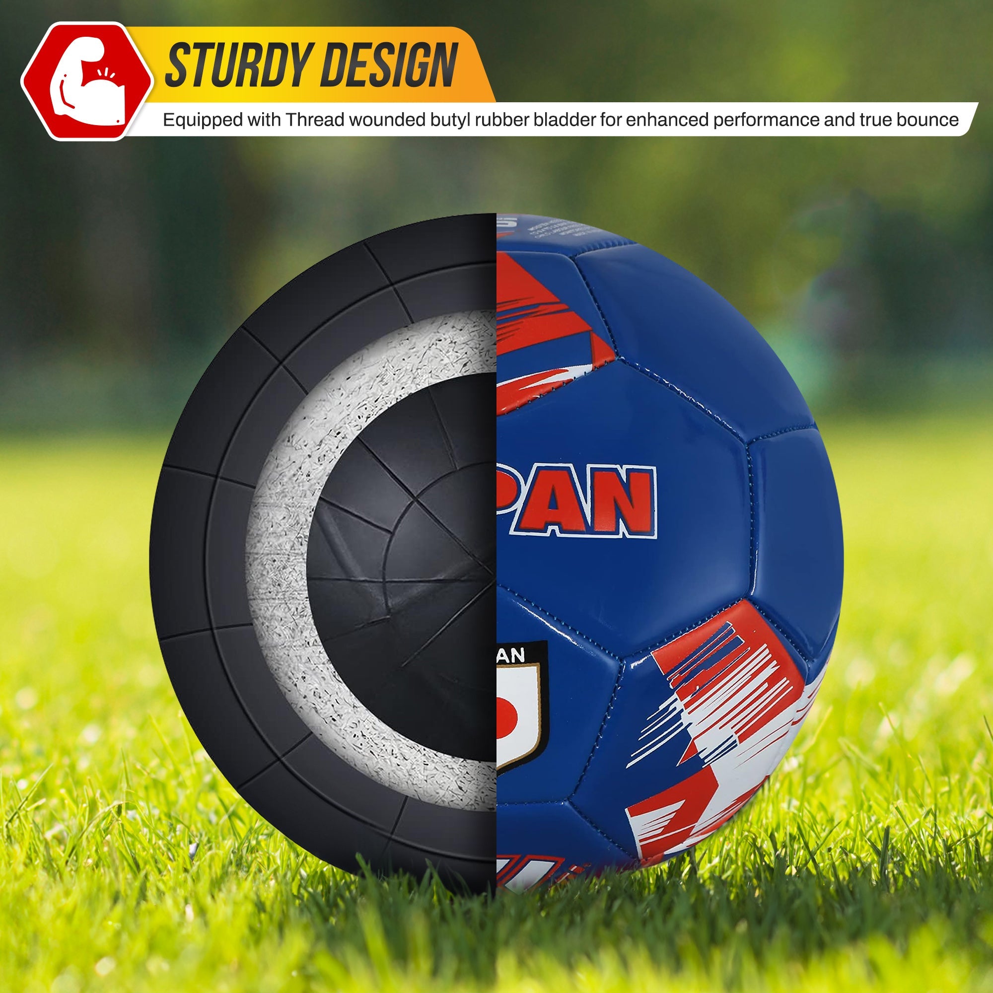 Vizari Mini National Team Soccer Balls-japan Blue
