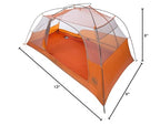 Big Agnes Tent Floor Protector, Orange/Navy, 58X90