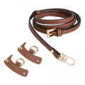 Merishopp 4Xluggage Straps Parts Bag Strap For Briefcase Clutch Bag Purse Brown