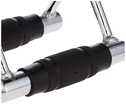 Cap Barbell Deluxe Double D Handle With Rubber Handgrips