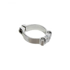 Origin8 Alloy Cable Stop, Double / 31.8, Silver