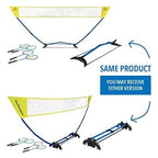 Eastpoint Sports Easy Setup Badminton Set - Backyard Outdoor Game For Family Fun - Includes 2 Racket & 2 Shuttlecocks