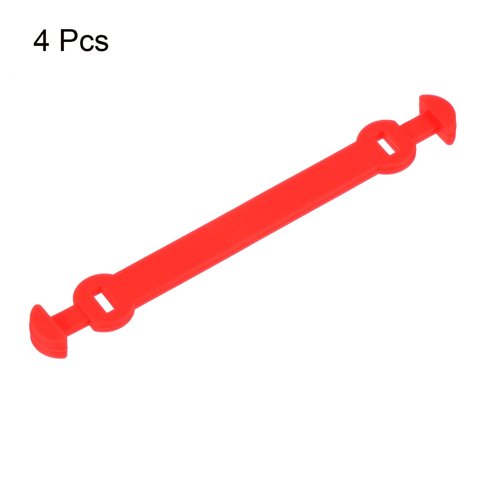 Patikil Tennis Vibration Dampeners, 4 Pack Silicone Racquet Shock Absorber Racket String Damping, Red